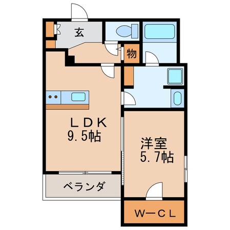 アルカンシエル泉の物件間取画像